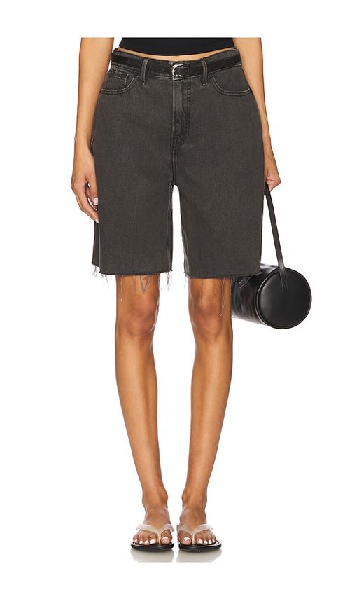 Good American Good Extreme Barrel Shorts in Black. -  8 also in 0, 00, 10, 12, 14, 16, 18, 2, 20, 22, 24