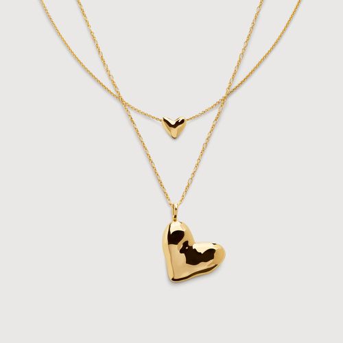 Heart Locket Necklace Set