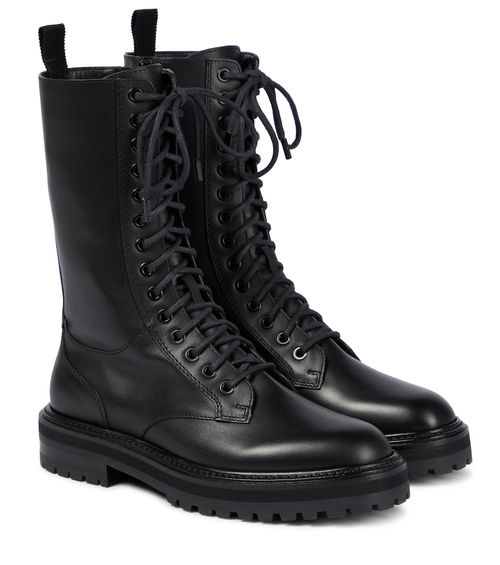 Jimmy Choo Cora leather combat boots