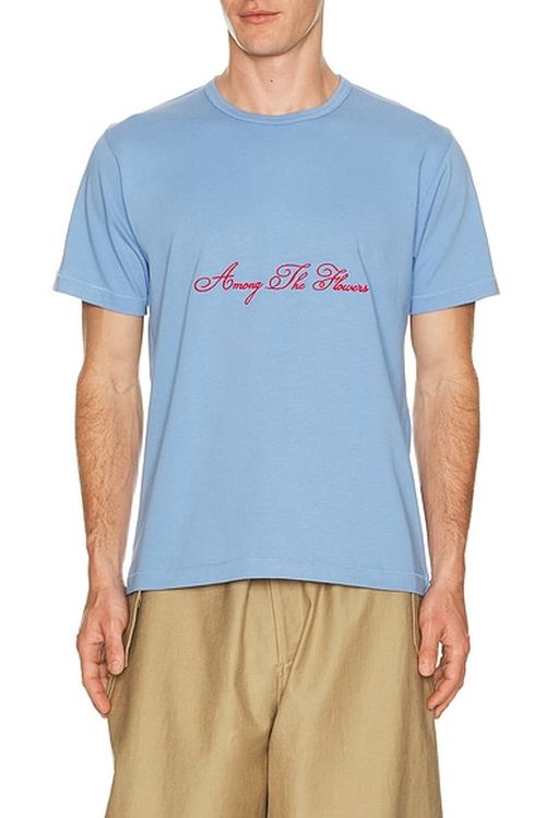 JW Anderson Among The Flowers T-Shirt in Pale Blue - Blue. M also in L, S, XL/1X