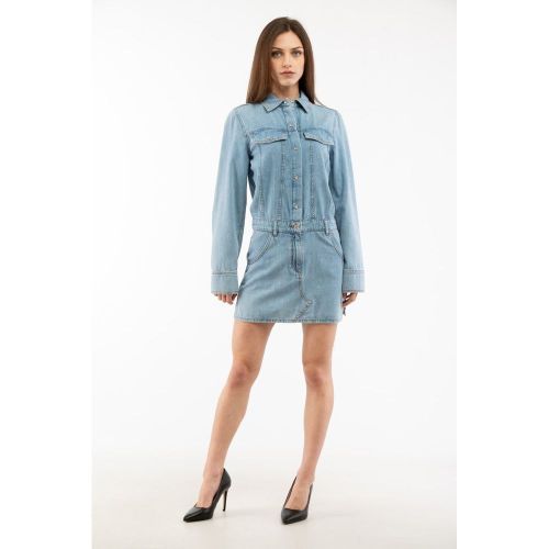 Denim Dress — Blue