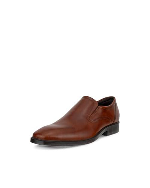 ECCO Men's Milan Plain Toe Slip On Loafer