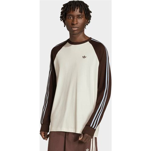 Adidas Originals Britcore Long Sleeve Cali T-Shirt, Beige