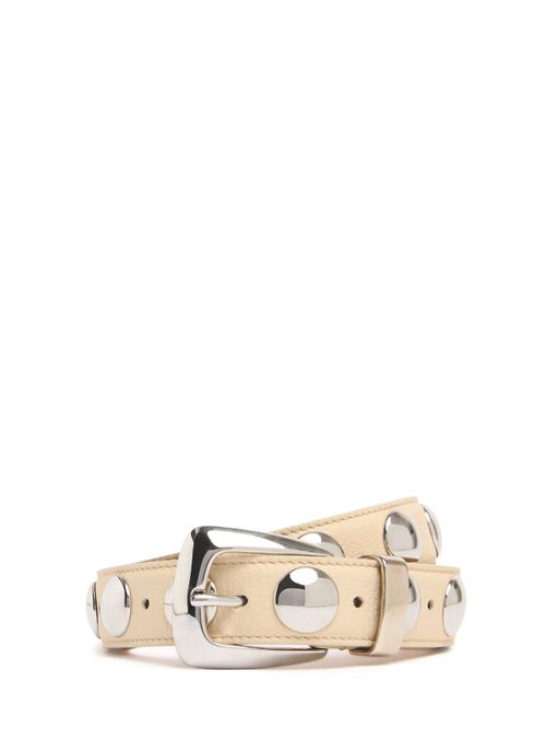 3cm Benny Studded Leather Belt