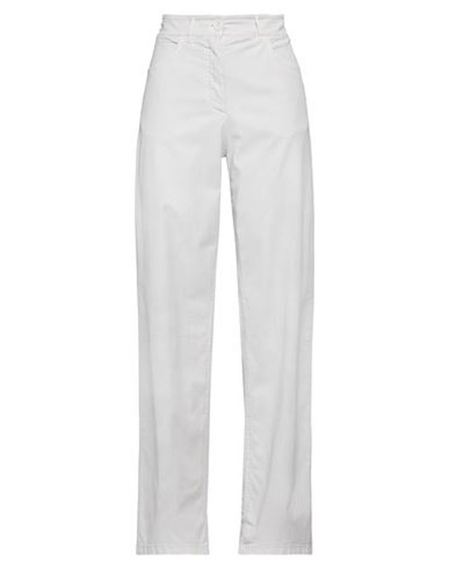 Momoní Woman Pants Light grey Size 4 Lyocell, Cotton, Elastane
