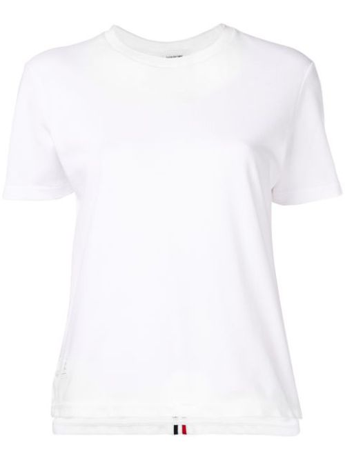 RWB stripe relaxed piqué T-shirt