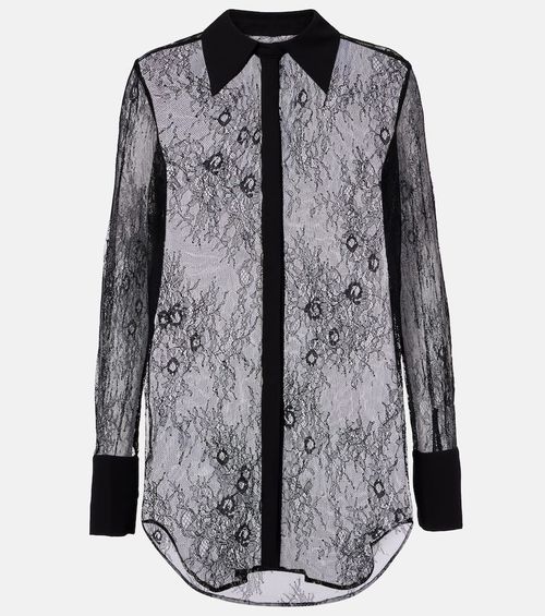 Allen floral lace shirt