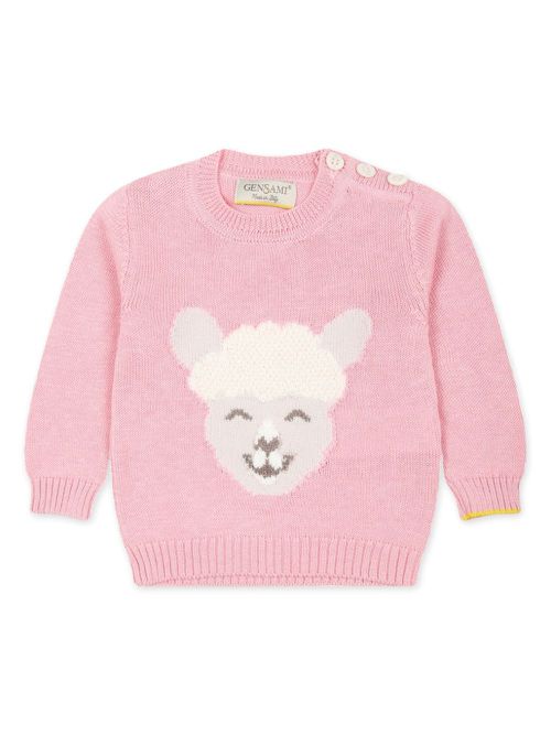 Animal-motif jumper - Pink