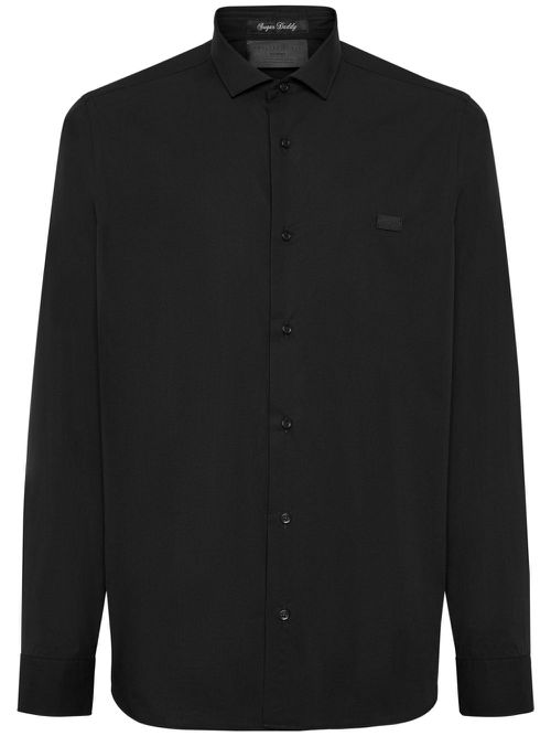 Sugar daddy skull-print shirt - Black