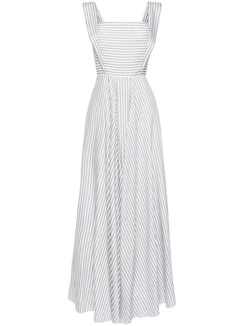 Striped maxi dress - Blue