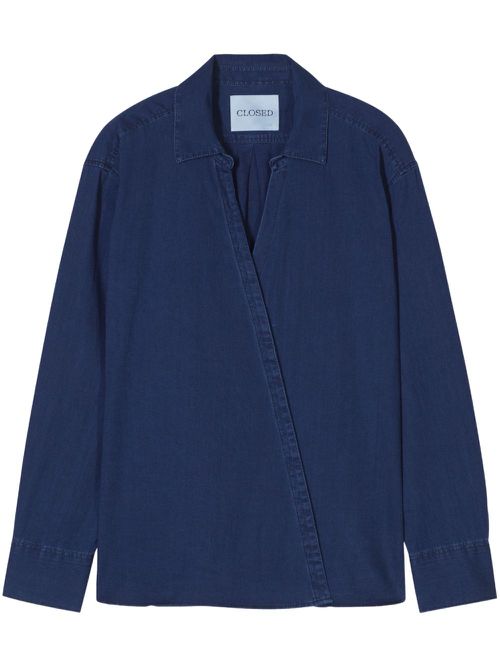 Asymmetric shirt - Blue