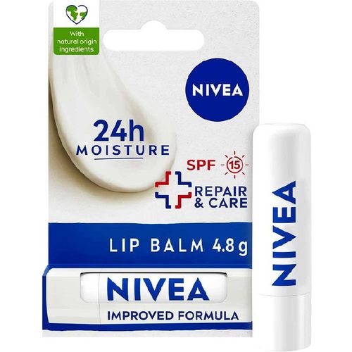 Nivea Lip Balm Soothe & Protect Spf15 For Dry Lips 4.8g