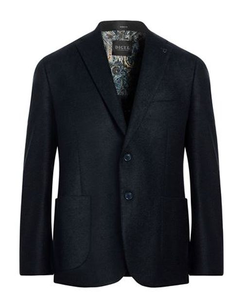 Man Blazer Midnight blue Size 36 Polyacrylic, Virgin Wool, Polyester