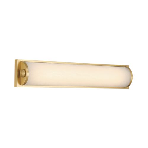 Aged Brass LED Wall Sconce from the Jarvis Collection