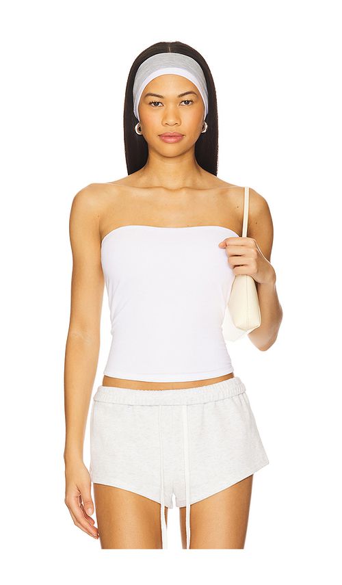 Michael Lauren Oli Tube Top in White. S. Also in