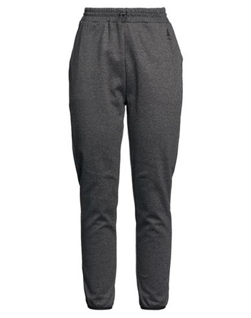 Woman Pants Charcoal Size L Cotton, Polyester, Polyamide