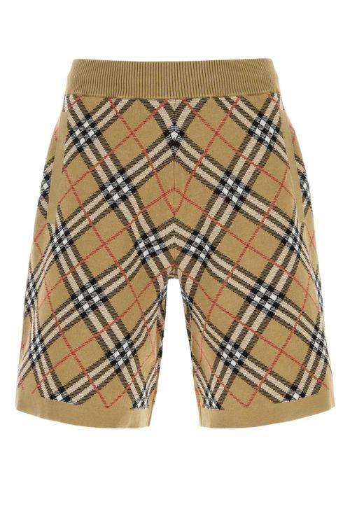 Brown Checks Shorts