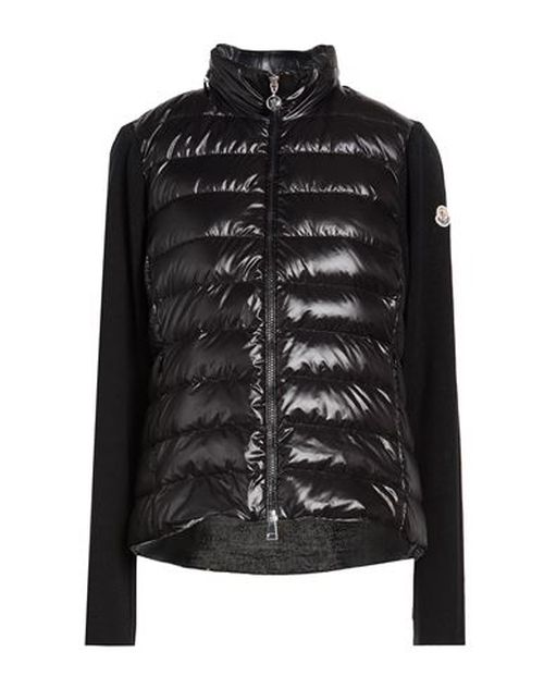 Woman Puffer Black Size L Virgin Wool, Polyamide