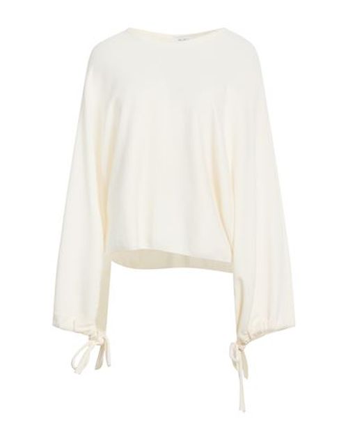 Woman Sweater Cream Size M Virgin Wool