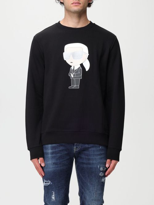 Sweatshirt Men color Black