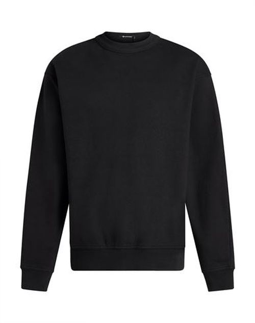 Man Sweatshirt Black Size S Cotton, Polyester, Elastane