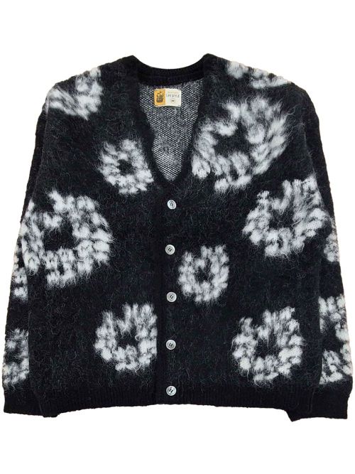 X Denim Tears floral cardigan - Black