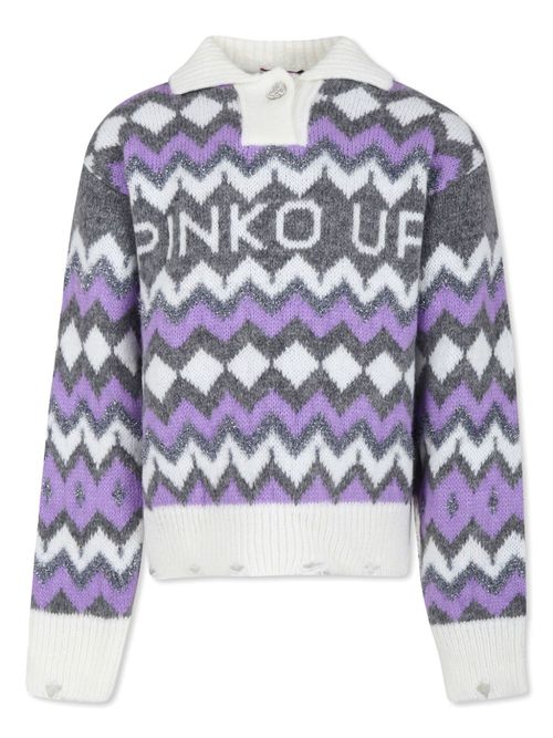 Jacquard sweater - Neutrals