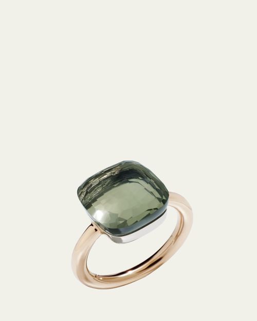 Nudo Rose Gold & Prasiolite Grande Ring