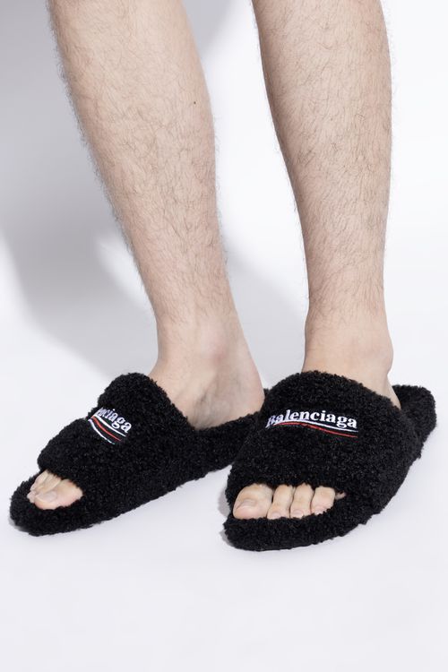 ‘Pool’ Slides, Men's, Black