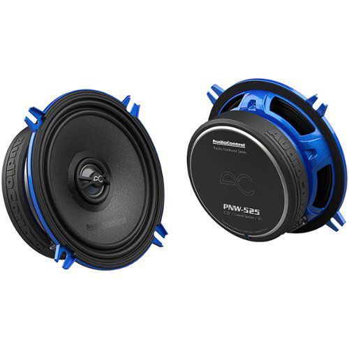 PNW Series 5.25” High-Fidelity Coaxial Speakers (Pair) - Black/Blue