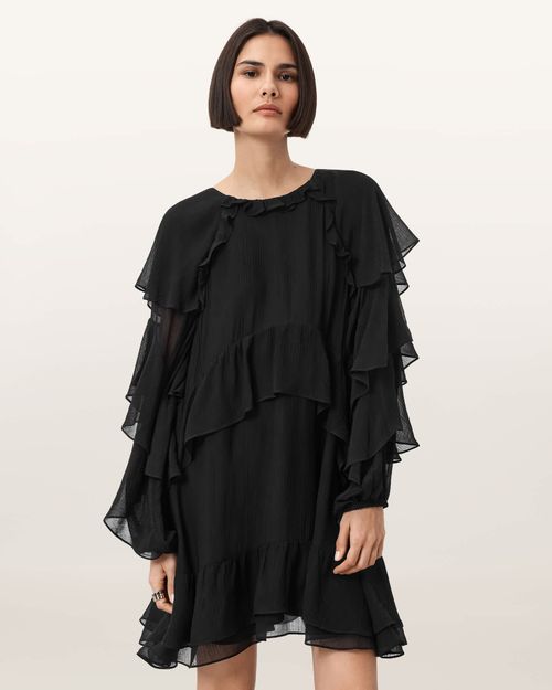 Lizzie Long Sleeve Frill Dress
