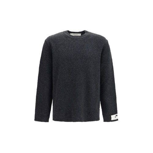 Merino Wool Crew Neck Sweater — Gray