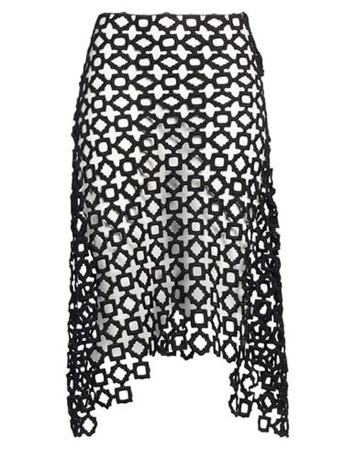 Niccolò Pasqualetti Woman Midi skirt Black Size XS Cotton