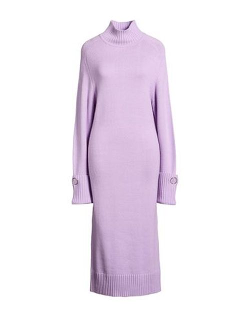 Woman Midi dress Lilac Size 2 Acrylic, Polyamide, Wool