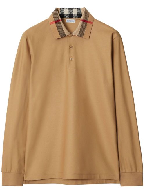 Cotton polo shirt - Neutrals
