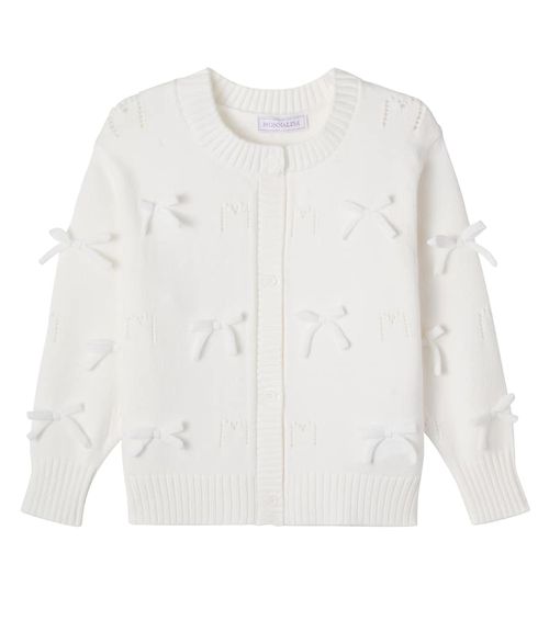 Bow-detail cardigan
