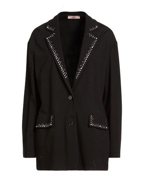 Woman Blazer Black Size 6 Viscose, Polyamide, Elastane