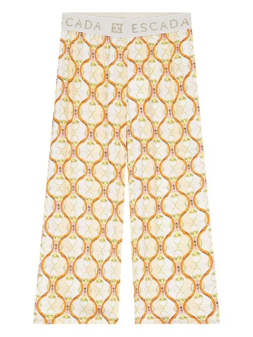 Logo-print trousers - Neutrals