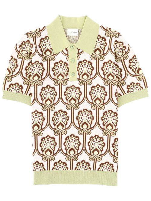 Polo shirt "maille tapisserie"