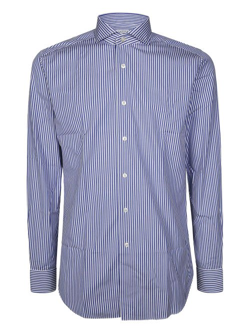 Xacus striped shirt - Blue