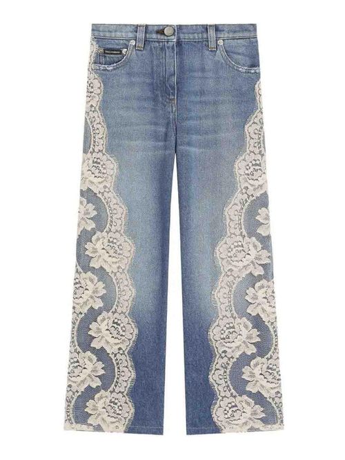 Jeans With Lace