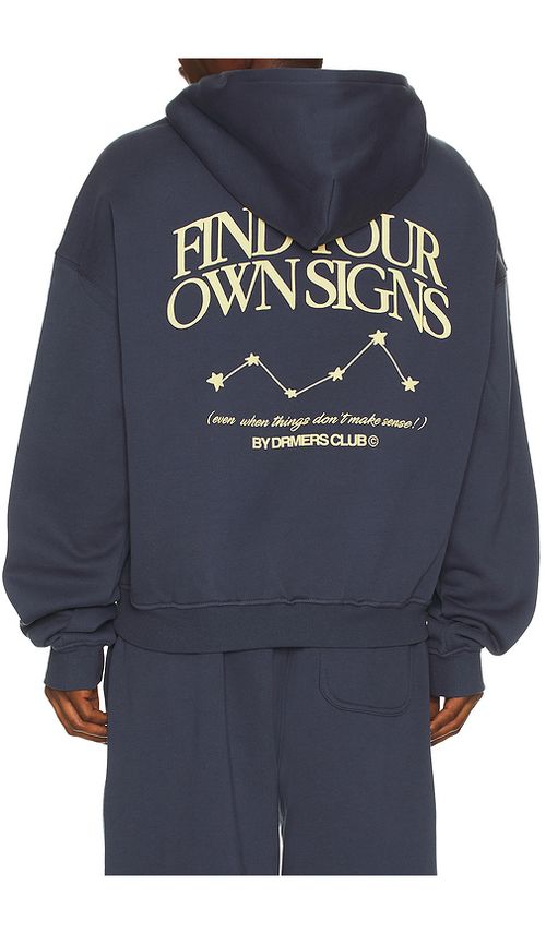 DRMERS CLUB HOODIE in Blue. Größe L. Also in M, S, XL/1X