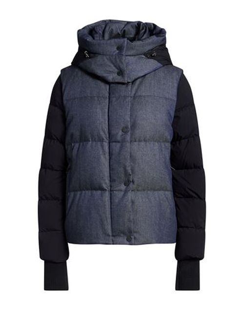 Woman Puffer Midnight blue Size 4 Polyester, Cotton, Polyamide