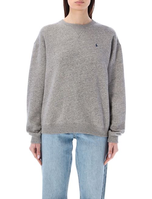 Relaxed V-Inset Fleece Sweatshirt - Size S