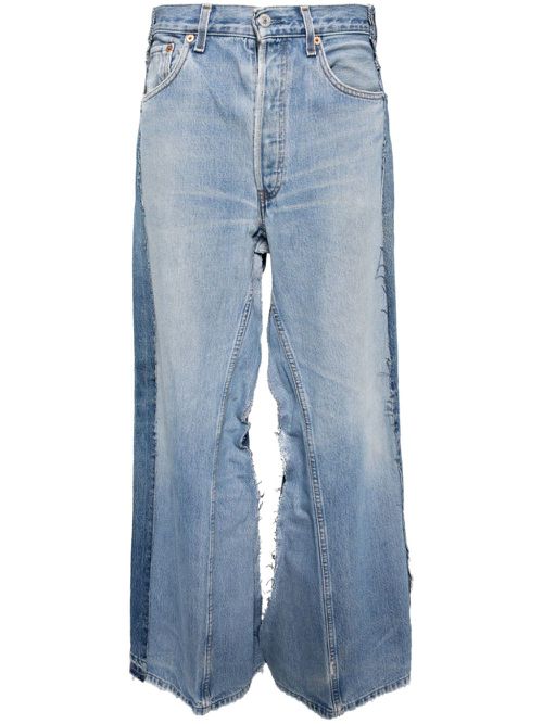Panelled jeans - Blue