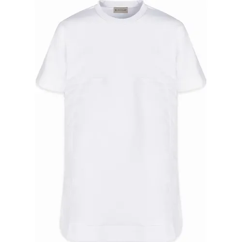 Moncler Girl's KIDS BRANDED COTTON DRESS - White - Size: 10 years