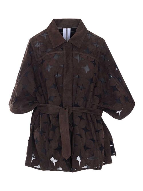 S. W.O. R.D 6.6.44 Brown Leather Jacket