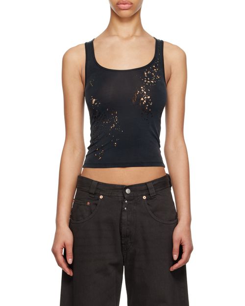 Imitation vest with old effect