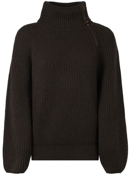 Agnona wool sweater - Black