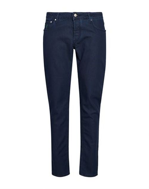 Man Jeans Blue Size 31 Cotton, Polyester, Elastane